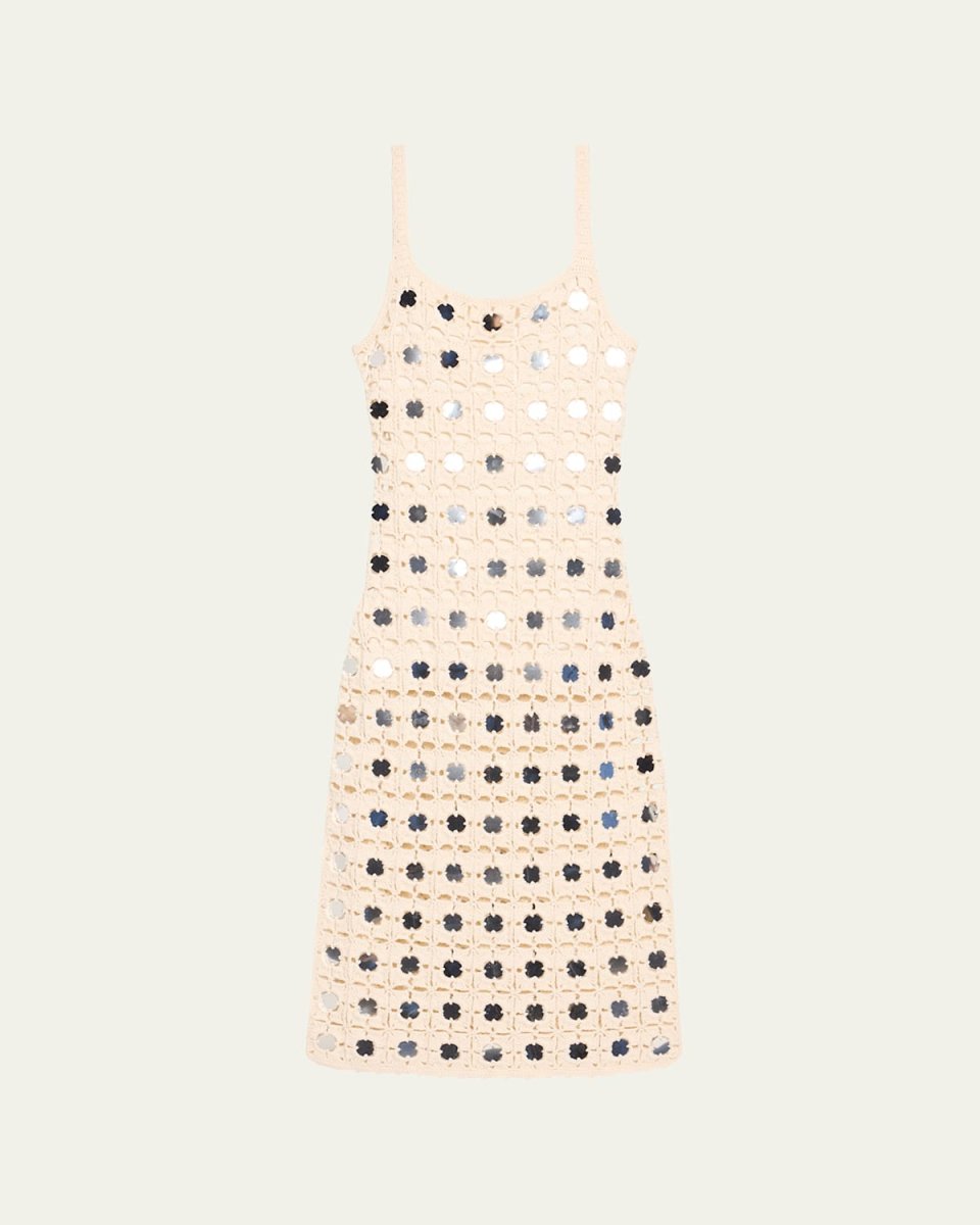 Clementine Crochet Mirror Tank Midi Dress